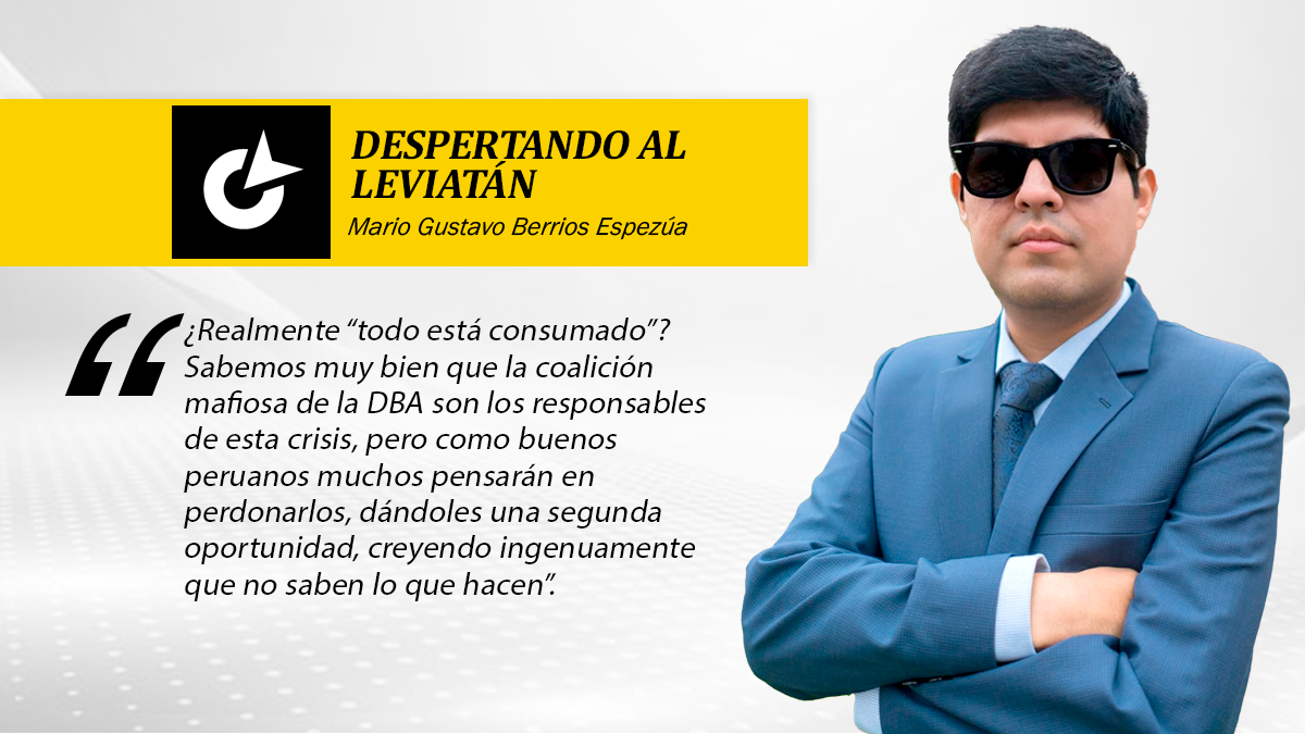 ¿Todo está  consumado?